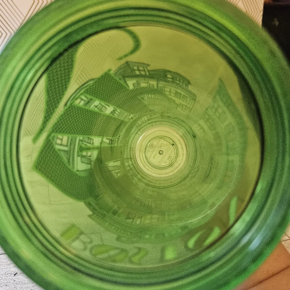 Starbucks Boston 2014 Iced Venti Tumbler Cup Green Double Wall 24oz No Lid Straw